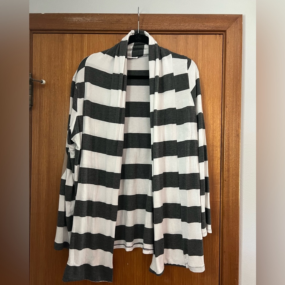 Bold Stripe Cardigan